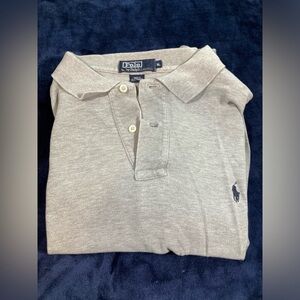 Vintage Ralph Lauren Polo, Grey, men’s size XL, with Dark Blue Polo Logo